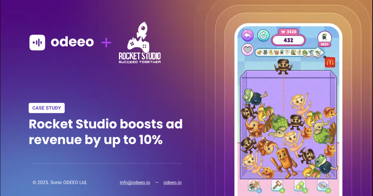 Odeeo x Rocket Studio Case Study